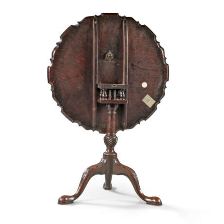 A GEORGE II MAHOGANY TRIPOD TABLE - Foto 6