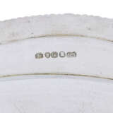 A SET OF SEVEN GEORGE III SILVER MEAT DISHES AND TWO MAZARINES FROM THE SHERBORNE SERVICE - photo 2