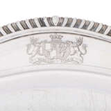 A SET OF SEVEN GEORGE III SILVER MEAT DISHES AND TWO MAZARINES FROM THE SHERBORNE SERVICE - photo 5