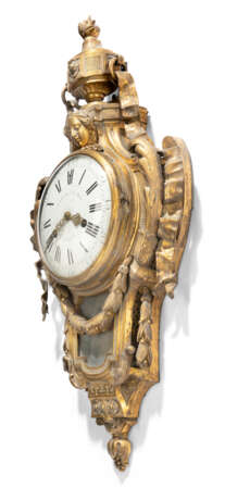 A LATE LOUIS XV ORMOLU CARTEL CLOCK - photo 2