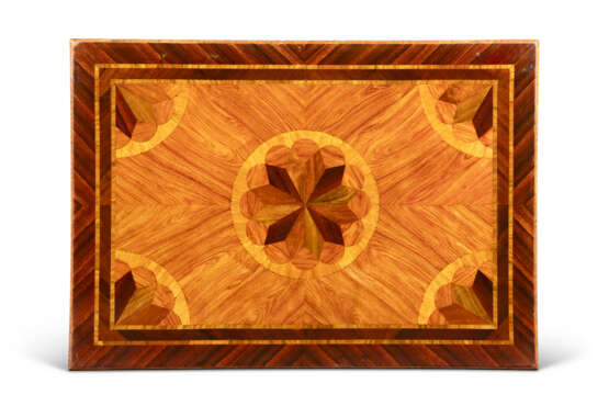 A NORTH ITALIAN KINGWOOD, AMARANTH, TULIPWOOD, SYCAMORE AND ROSEWOOD WRITING TABLE - photo 6