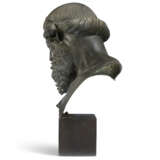 AN ITALIAN BRONZE BUST OF DIONYSUS - Foto 2