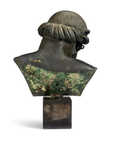 AN ITALIAN BRONZE BUST OF DIONYSUS - Foto 4