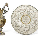 AN ASSEMBLED AUSTRIAN SILVER AND SILVER-GILT-MOUNTED ENAMEL EWER AND CHARGER - photo 4