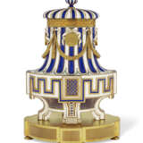 AN ORMOLU-MOUNTED SEVRES PORCELAIN 'BLEU NOUVEAU' VASE AND A COVER (VASE GREC 'A MEDAILLONS', 1ERE GRANDEUR) - photo 1