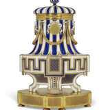 AN ORMOLU-MOUNTED SEVRES PORCELAIN 'BLEU NOUVEAU' VASE AND A COVER (VASE GREC 'A MEDAILLONS', 1ERE GRANDEUR) - photo 6