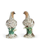 A PAIR OF MEISSEN PORCELAIN MODELS OF BIRDS - photo 1