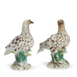 A PAIR OF MEISSEN PORCELAIN MODELS OF BIRDS - photo 2