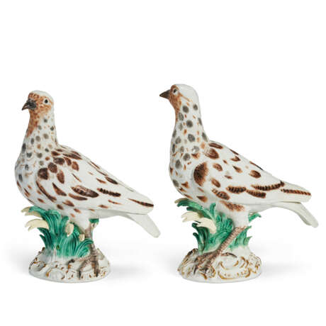 A PAIR OF MEISSEN PORCELAIN MODELS OF BIRDS - photo 6