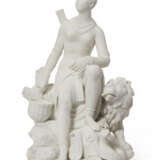 A SEVRES BISCUIT PORCELAIN ALLEGORICAL FIGURE EMBLEMATIC OF AFRICA - фото 1
