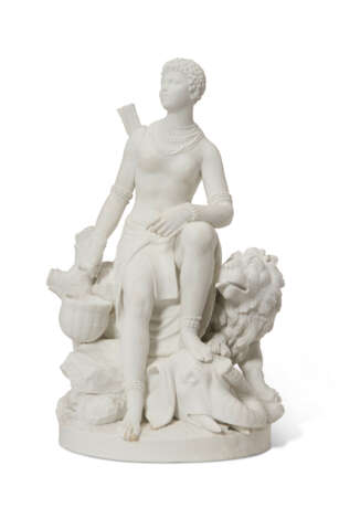 A SEVRES BISCUIT PORCELAIN ALLEGORICAL FIGURE EMBLEMATIC OF AFRICA - фото 1