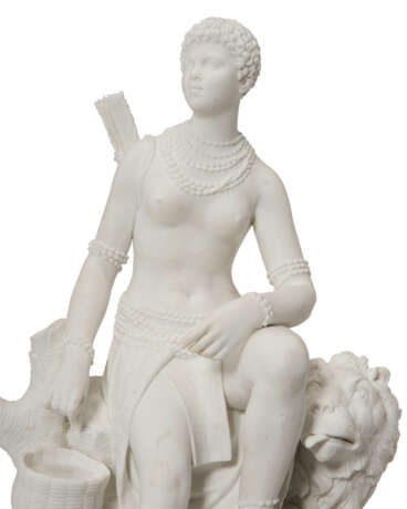 A SEVRES BISCUIT PORCELAIN ALLEGORICAL FIGURE EMBLEMATIC OF AFRICA - фото 8