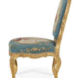 A FRENCH GILTWOOD AND AUBUSSON TAPESTERY FIVE-PIECE SALON SUITE - photo 12