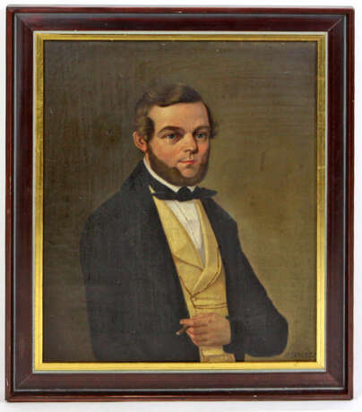 Biedermeier Herrenportrait 1859 - photo 1