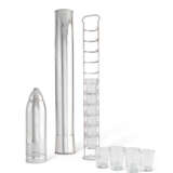 AN AMERICAN SILVER-PLATED COCKTAIL SHAKER AND TWELVE GLASSES - photo 1