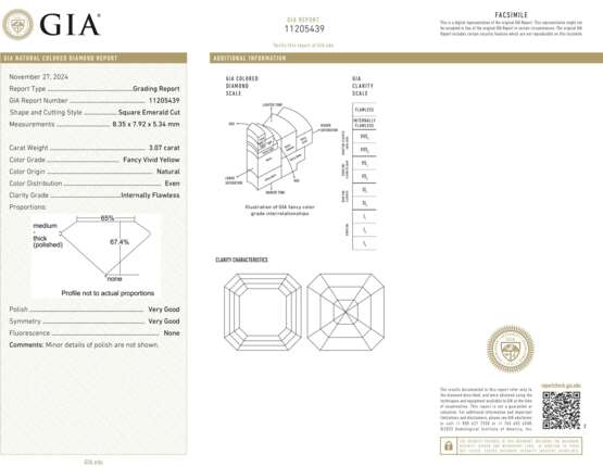 COLORED DIAMOND AND DIAMOND RING - photo 3
