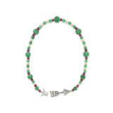 VAN CLEEF & ARPELS MULTI-GEM AND DIAMOND NECKLACE - photo 3