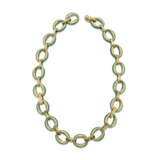 VAN CLEEF & ARPELS CHRYSOPRASE AND DIAMOND NECKLACE - photo 3