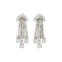 TRABERT & HOEFFER MAUBOUSSIN DIAMOND EARRINGS