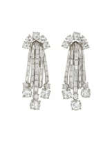 TRABERT & HOEFFER MAUBOUSSIN DIAMOND EARRINGS