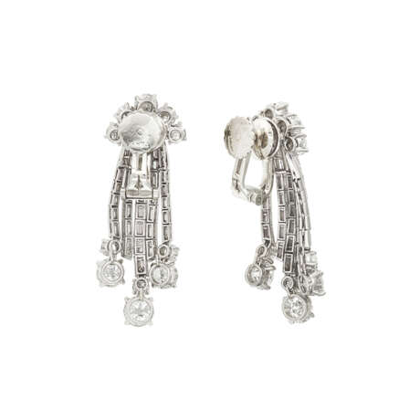 TRABERT & HOEFFER MAUBOUSSIN DIAMOND EARRINGS - photo 3