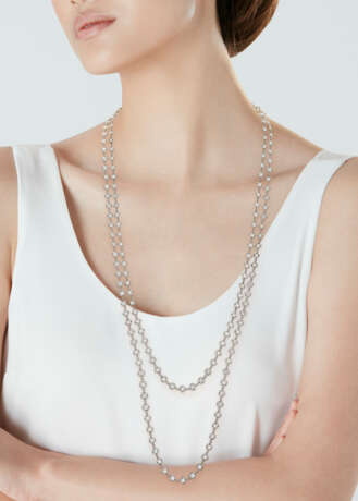 ART DECO DIAMOND LONGCHAIN NECKLACE - фото 2