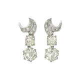DIAMOND EARRINGS, MOUNTED BY VAN CLEEF & ARPELS - photo 1