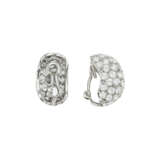 DIAMOND BOMBÉ HOOP EARRINGS - photo 3