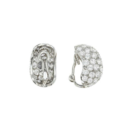 DIAMOND BOMBÉ HOOP EARRINGS - photo 3