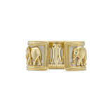 CARTIER GOLD, STEEL AND EMERALD CUFF BRACELET - photo 3