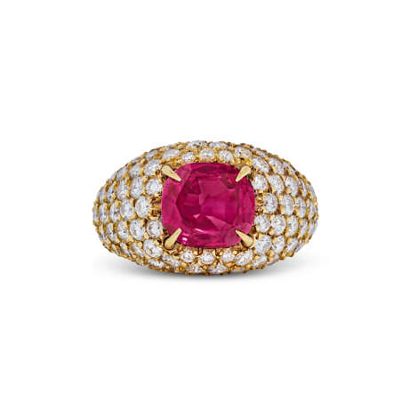 RUBY AND DIAMOND RING - photo 4