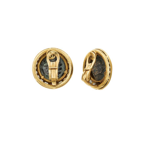BULGARI COIN, DIAMOND AND RUBY ‘MONETE’ EARRINGS - photo 3