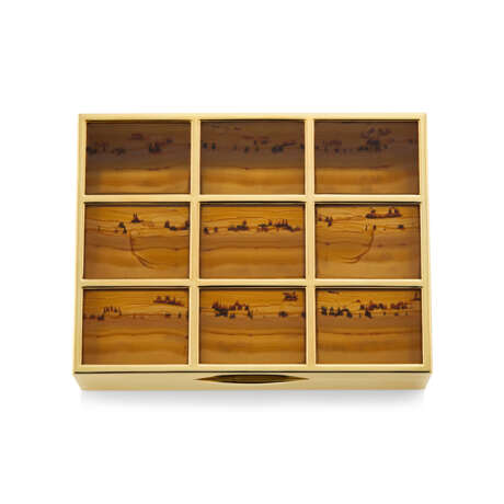 AGATE AND GOLD BOX - photo 1