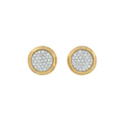 DAVID WEBB DIAMOND DISC EARRINGS