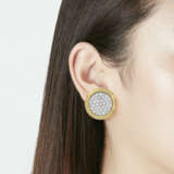 DAVID WEBB DIAMOND DISC EARRINGS - photo 2