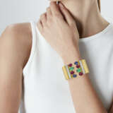 DAVID WEBB MULTI-GEM AND DIAMOND CUFF BRACELET - Foto 2