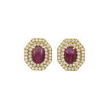 DAVID WEBB RUBY AND DIAMOND EARRINGS - Foto 1