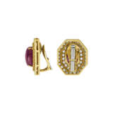 DAVID WEBB RUBY AND DIAMOND EARRINGS - Foto 3
