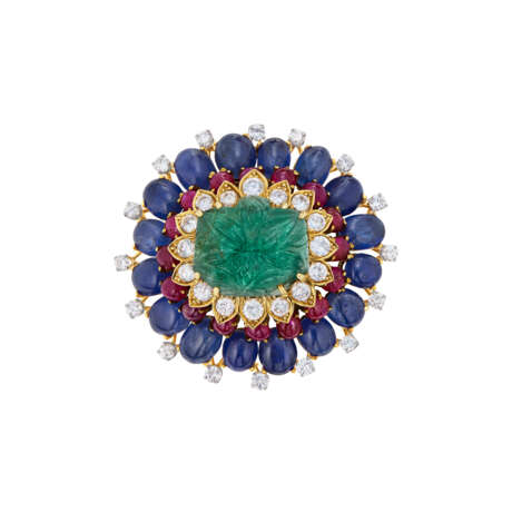 DAVID WEBB CARVED MULTI-GEM SAUTOIR NECKLACE - фото 5