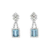 SUITE OF AQUAMARINE AND DIAMOND JEWELRY - photo 5