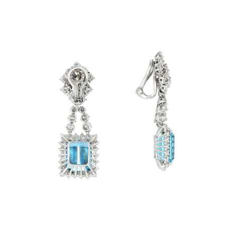 SUITE OF AQUAMARINE AND DIAMOND JEWELRY - photo 6