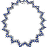 SAPPHIRE AND DIAMOND NECKLACE - photo 3