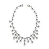 JEAN VITAU SAPPHIRE AND DIAMOND NECKLACE - photo 3