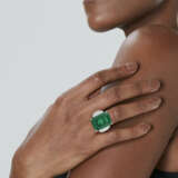 EMERALD AND DIAMOND RING - фото 2