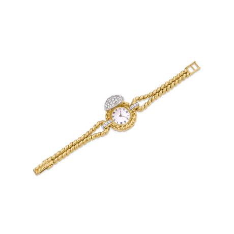 VERDURA DIAMOND AND GOLD CONCEALED BRACELET WATCH - photo 3