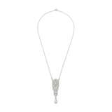 TIFFANY & CO. ART DECO DIAMOND PENDANT NECKLACE - photo 5