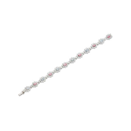 COLORED DIAMOND AND DIAMOND BRACELET - photo 1