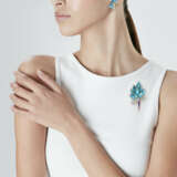 STERLÉ SET OF TURQUOISE, DIAMOND AND AMETHYST JEWELRY - Foto 2