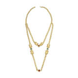 CARTIER SET OF CORAL, TURQUOISE AND GOLD SCARAB NECKLACES - photo 6