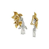 SUITE OF DIAMOND AND GOLD LEAF JEWELRY - photo 8